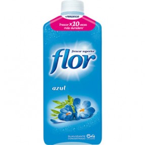 FLOR suavizante concentrado azul 45 lavados